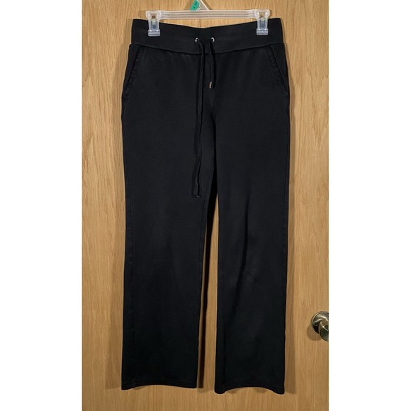 Lauren Ralph Lauren Active Women's Sz Sm Pull On Black Pants Stretch Pockets - Picture 1 of 8